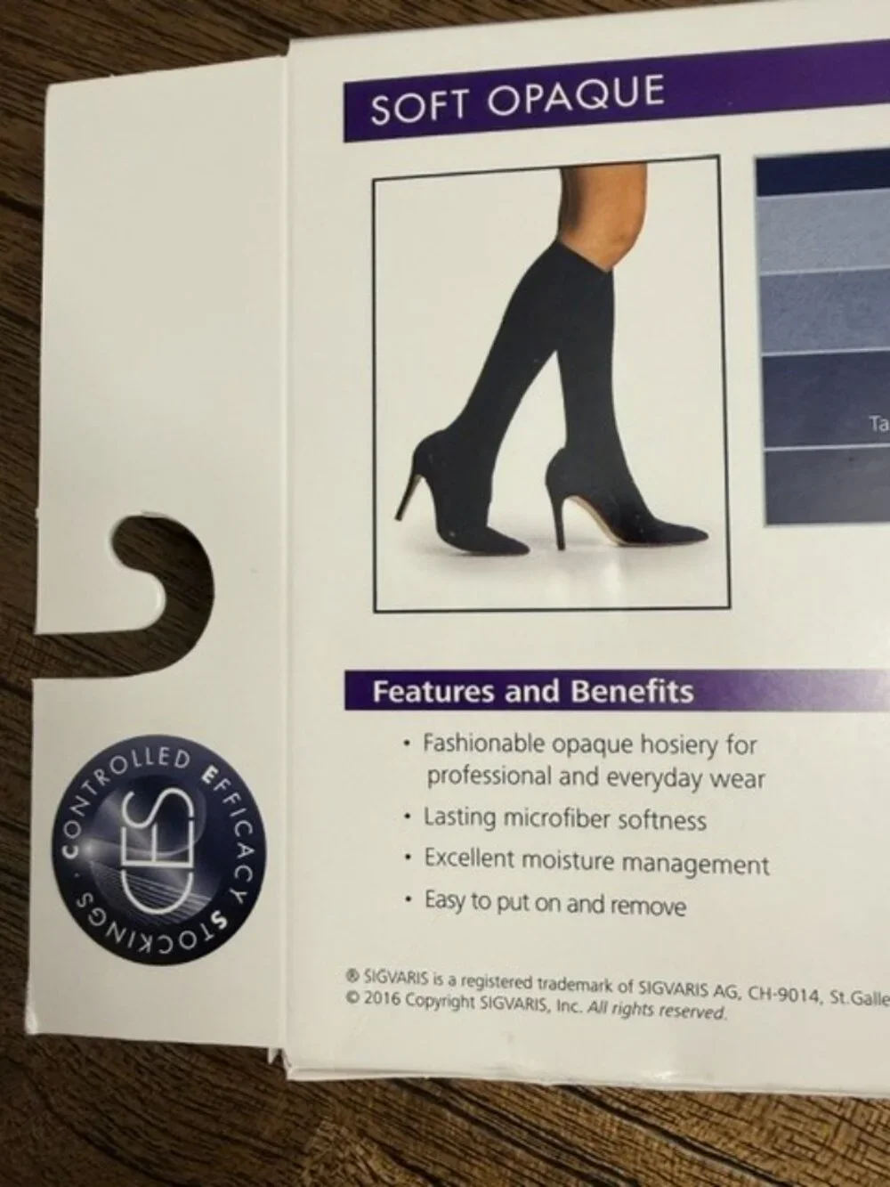 SIGVARIS Soft Opaque (Series 840) knee-high Compression Hosiery